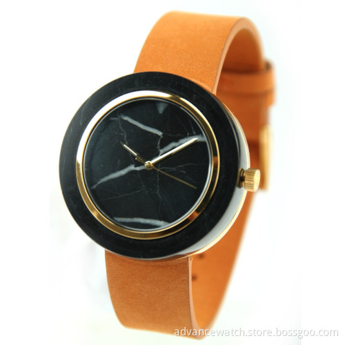 New design marble stone fashion watch for man, 2017 new trendy luxury products
